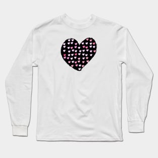 Hearts in Heart Long Sleeve T-Shirt